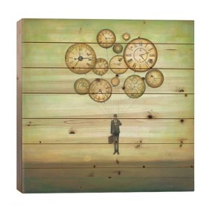 26" x 26" Waiting for Time to Fly Wood Print by Duy Huynh - iCanvas: UV-Cured, Pinewood Wall Art - 1 of 3