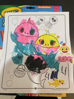 Crayola Baby Shark Color & Sticker Activity Set : Target