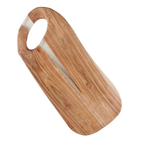 GAURI KOHLI Indus Acacia Wood Cutting Board 15.25-in x 12.0-in BPA