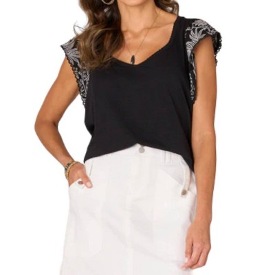 Women's Sweetheart Neck Knit Top - Democracy