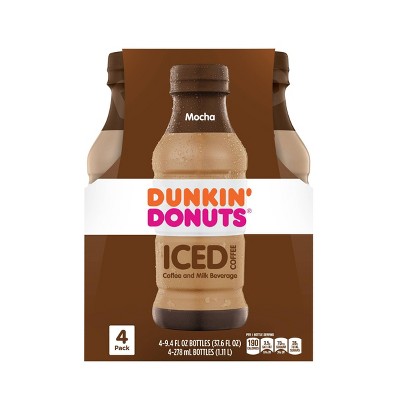 Dunkin Donuts Mocha 4pk 9 4 Fl Oz Bottles Target