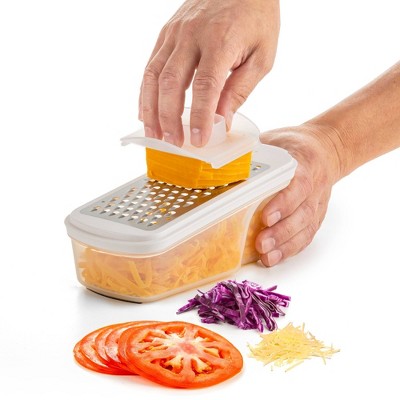 Multifunctional Rectangular Grate Slice and Store Set