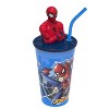 Marvel Spider-Man 2 15oz Plastic Funtastic Straw Tumbler - Zak Designs - image 2 of 4
