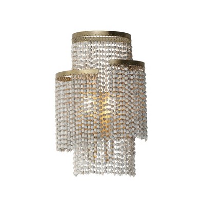 Maxim Lighting Fontaine 2 - Light Wall Light in  Golden Silver