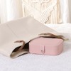 Unique Bargains Women's Travel Portable PU Leather Jewelry Storage Case 2 Pcs - 4 of 4