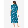 Dreams & Co. Long Print Sleepshirt - 3 of 4