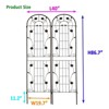 NicBex Raised Garden Bed with Trellis 86.7"x19.7"Garden Trellis Rustproof Lattice Panels, Flower Support for Outside - 3 of 4