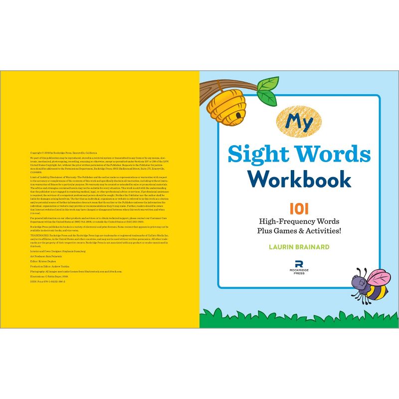 My Sight Words Workbook - (My Workbooks) by Lautin Brainard (Paperback), 2 of 10