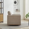 CAVINAS 360 Degree Swivel Chair, Square Accent Chair, Upholstered Single Sofa Chair, Lounge Armchair for Living Room Bedroom Apartment Nursery - 4 of 4