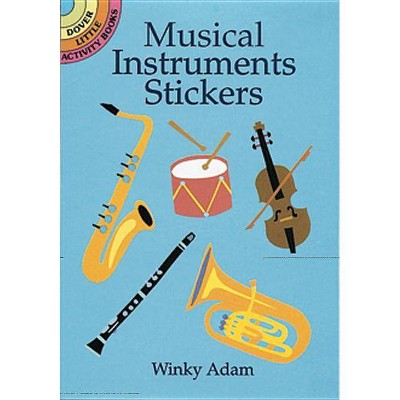 Musical Instruments Stickers - (Dover Little Activity Books) by  Winky Adam (Paperback)