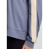RBX Active Women's Ultra Lightweight Soft Cotton Blend French Terry Crewneck Sweatshirt with Crochet Trim - 4 of 4