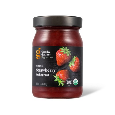 Signature Organic Strawberry Fruit Spread - 15.5oz - Good & Gather ...