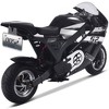 MotoTec 1000w 48v Electric Superbike Black - 3 of 4
