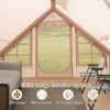 Costway Inflatable Camping Tent 4-6 People Waterproof Blow-up Air Tent with Porch, Pump - 4 of 4