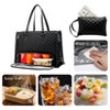EcoSummer Lunch Tote Bag for Women 15.6" Work Tote with Insulated Compartment Laptop Briefcase with Wristlet,Black. - 4 of 4