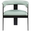 Meridian Furniture,Romeo Vegan Leather Dining Chair, Set of 2 - 3 of 4