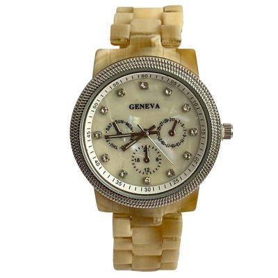 Olivia Pratt Tortoise Acrylic Band Women Watch