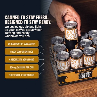 Wandering Bear Coffee Original Black Cold Brew - 8 fl oz