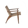 VYNXARIA Accent Chair，Mahogany wood frame£¬Rattan back and seat£¬No cushions - 4 of 4