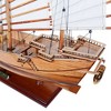 Old Modern Handicrafts Chinese Junk Wooden Ship Model – 27"x7"x24.5", Handcrafted Nautical Display - 3 of 4