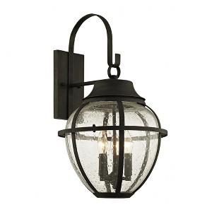 Troy Lighting Bunker Hill 3 - Light Wall Light in  Bronze Clear Seeded Shade - 1 of 1