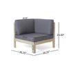 Maggift Outdoor Patio Seating Sets, Unique Design, Ideal for Conversations, Perfect for Gardens and Living Spaces, Gray, 30.25"*30.25"*26.5" - 2 of 4