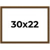 PosterPalooza | Flat Gold Picture Frame - UV Acrylic, Backing Board, Hanging Hardware Included - 2 of 4