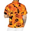 LA LEELA Mens Hawaiian Shirts Short Sleeve Button Down Shirt Men's Halloween Costumes Shirt Summer Beach Casual Shirts for Men Funny - 2 of 4