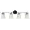 Savoy House Kaden 4 - Light Vanity in  Matte Black - 4 of 4