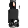 RISOKEYS Collapsible Wagon 220lbs Capacity,300L with Big All-Terrain Beach Wheels & Automatic Rebound Handle for Camping,Gardening,Shopping - 4 of 4