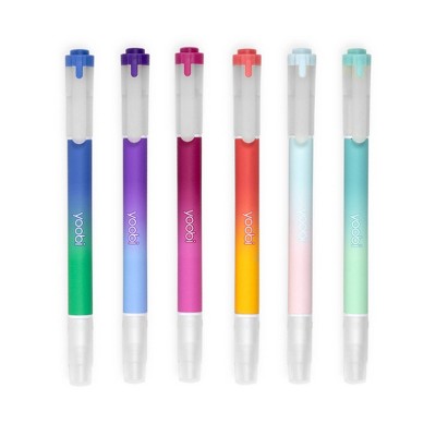 Yoobi Evolve 6pk Color Changing Markers Soft Aura