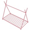 Okak Twin Size Bed Frame, Metal Twin Size House Platform Bed with Triangle Structure for Bedroom - 4 of 4