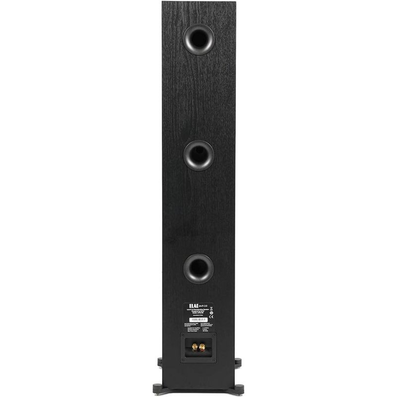 ELAC Uni-Fi 2.0 UF52-BK 3-Way 5.25" Floorstanding Speaker with Single Piece Woofer for Home Theater and Stereo System, Black, 3 of 5