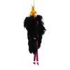 Italian Ornaments 7.0 Inch Constance In Black Faux Fur Fashionista Modern Chic Tree Ornaments - 3 of 3