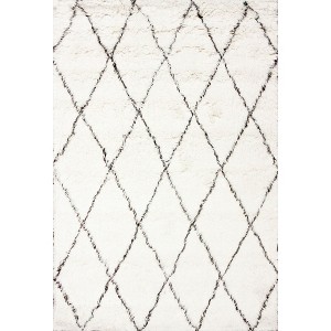 Nuloom Nida Plush Shaggy Area Rug, 2' x 3', Beige - 1 of 4