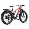 Vanpowers Adult GrandTeton Pro 2.29' Step-Over 750W Hub Motor Electric Bike - Red/Black - 3 of 4