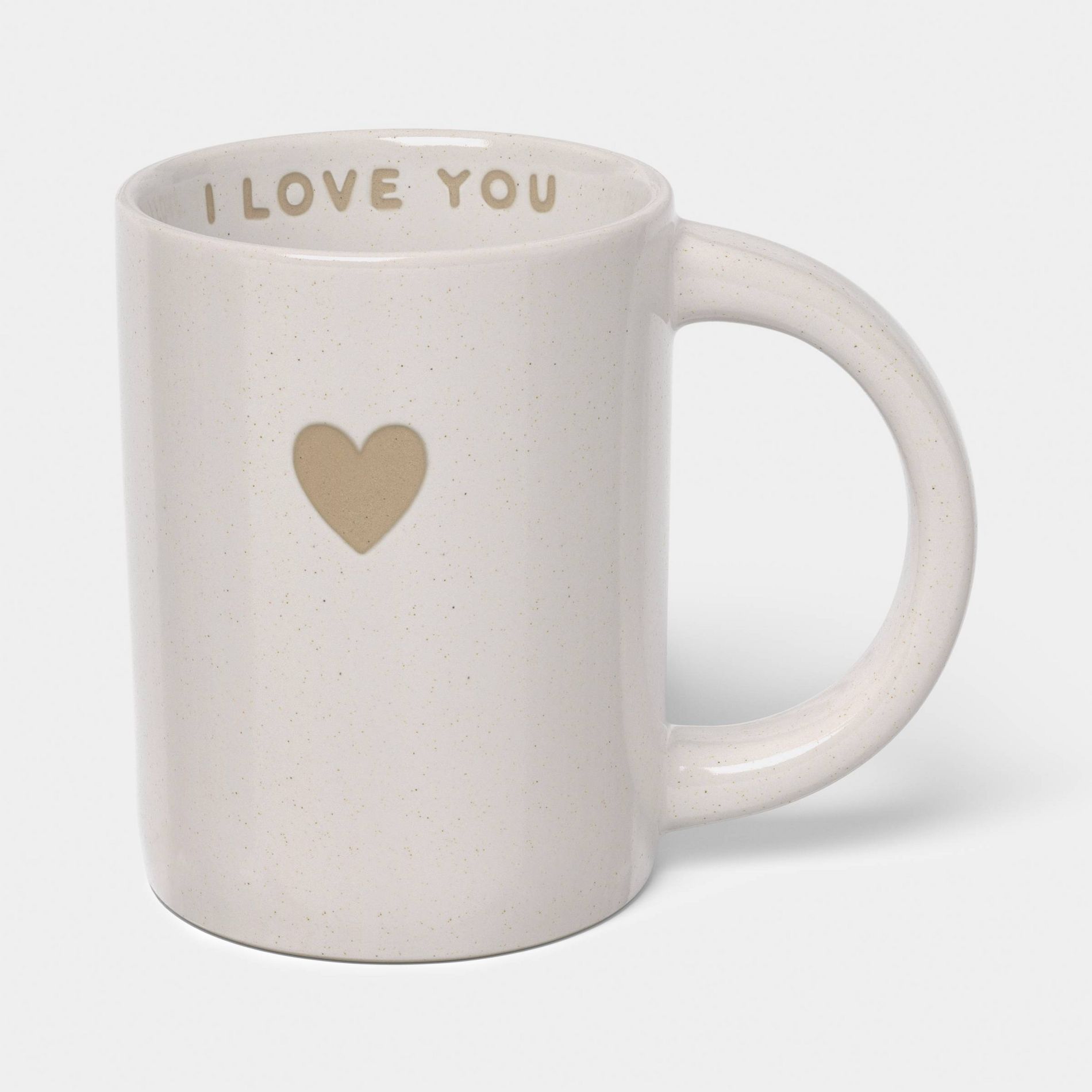 16 fl oz I Love You (Clay Heart) Mug
