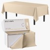 Crown Display Cut to Size Disposable Plastic Tablecloth Roll  With Cutter -54" X 100' - 2 of 4
