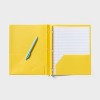 12pk Plastic Filing Portfolio with Prongs Multicolored - up&up™: Resume Holder, Internal Pockets, 50 Sheet Capacity - 3 of 4