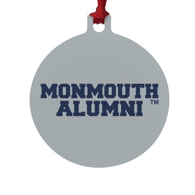 Monmouth University Official Hawks Alumn Aluminum Holiday Christmas Tree Ornament