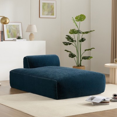 72" Plush Oversized Modular Single Sofa Bed with Fully Compressed Design