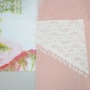 Anna-Kaci Women's Sheer Floral Lace Triangle Mantilla Scarf Lightweight Tassel Shawl Wrap Head Scarf - 2 of 4