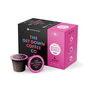 The Get Down Coffee Co. Premium Brown Sugar Banana Flavored Espresso Roast Coffee Pods - 20ct - 1 of 4