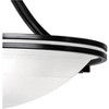 Possini Euro Design Deco Oil Rubbed Bronze Pendant Chandelier 21 1/2" Wide Modern White Marbled Bowl Glass 3-Light Fixture for Dining Room Kitchen - 3 of 4