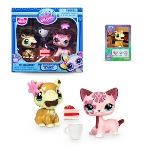 Littlest Pet Shop Cozy Holiday Winter Pals Pet Pairs Capybara and Short Hair Cat - 2pk - 1 of 4