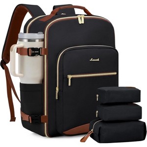 Paaaawaters 40L Travel Backpack for Women & Men, Airline Approved Carry On Luggage with 3 Packing Cubes - 1 of 4