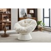 NicBex Oversized Papasan Chair Swivel Accent Chair with 360 Degree Swivel Barrel Chair for Living Room, Bedroom - 3 of 4