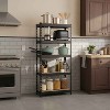 BestMassage 5-Tier  Storage Shelf Industrial Organizer Rack for Home Garage and Office, Black - 2 of 4