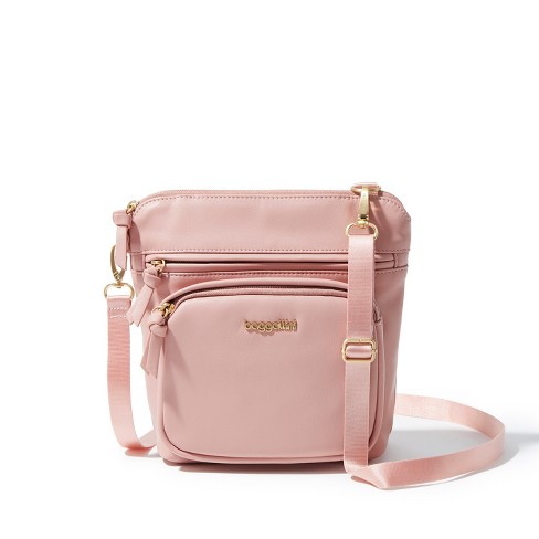 Pink Customised Round Sling Bag - Imported Leather