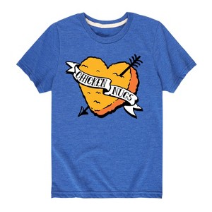 Boys' - Instant Message - Valentine's Day Heart Nugget Tattoo Short Sleeve Graphic T-Shirt - 1 of 4